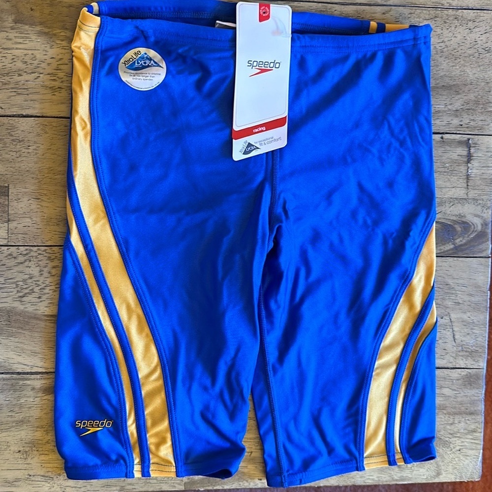 Speedo performance racing suit size 32.